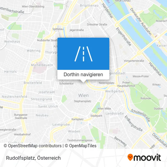 Rudolfsplatz Karte