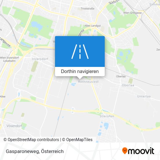 Gasparoneweg Karte