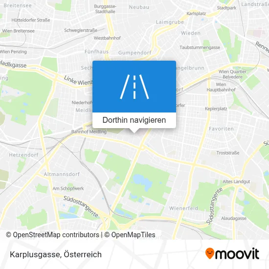 Karplusgasse Karte