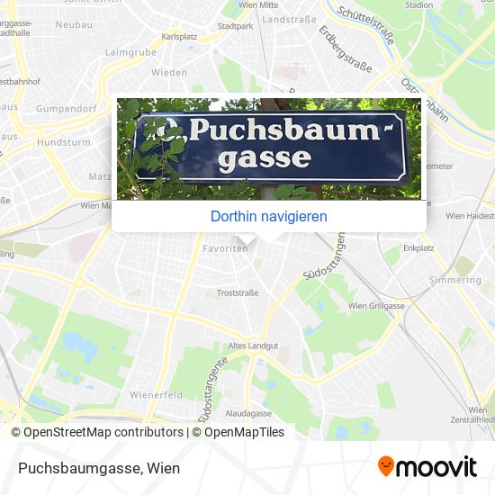 Puchsbaumgasse Karte