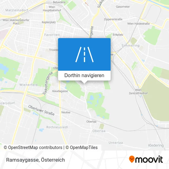 Ramsaygasse Karte