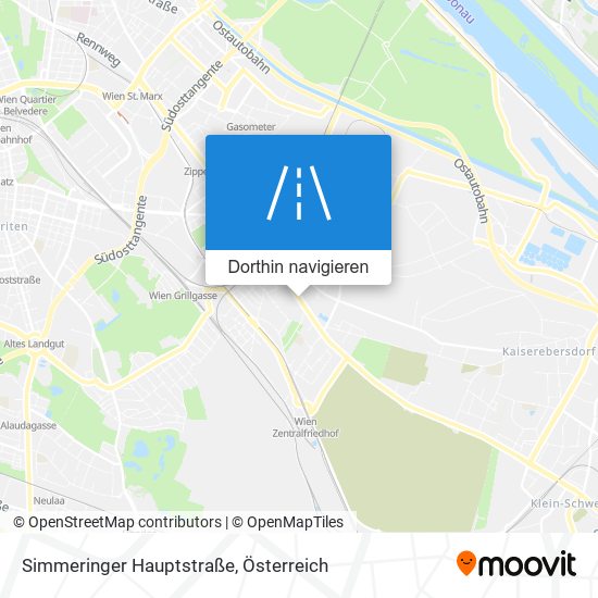 Simmeringer Hauptstraße Karte