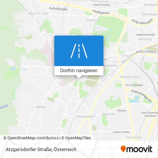 Atzgersdorfer Straße Karte