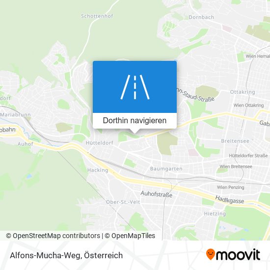 Alfons-Mucha-Weg Karte
