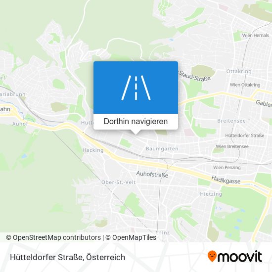 Hütteldorfer Straße Karte