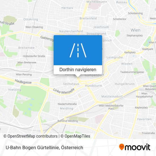 U-Bahn Bogen Gürtellinie Karte