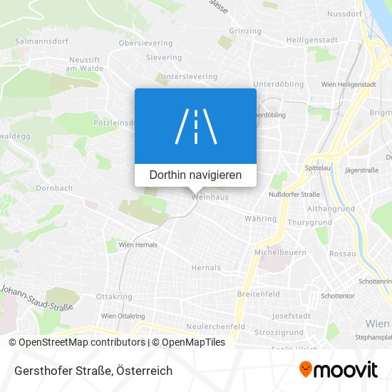 Gersthofer Straße Karte
