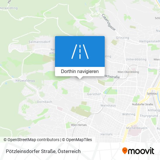 Pötzleinsdorfer Straße Karte