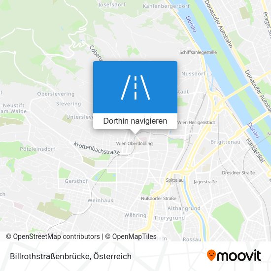 Billrothstraßenbrücke Karte