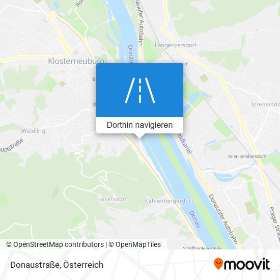 Donaustraße Karte