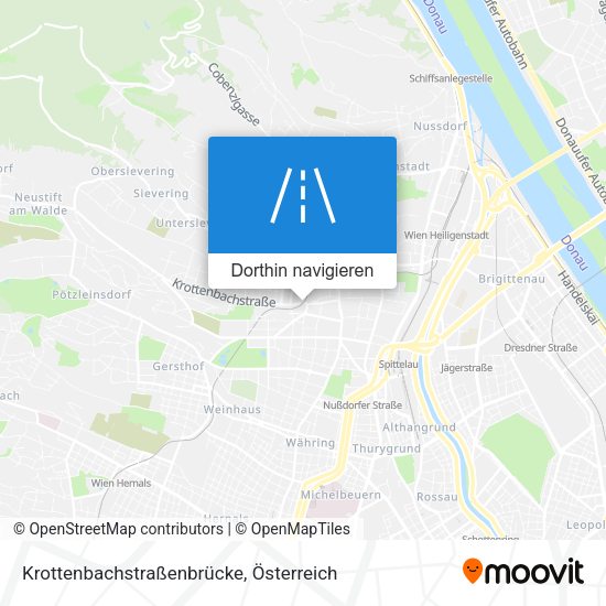 Krottenbachstraßenbrücke Karte