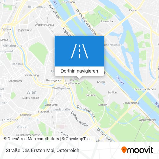 Straße Des Ersten Mai Karte