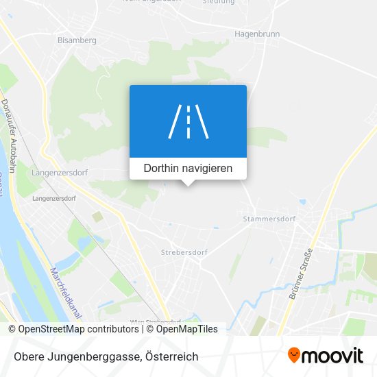 Obere Jungenberggasse Karte