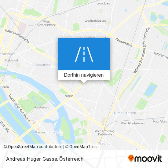 Andreas-Huger-Gasse Karte