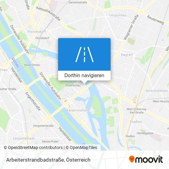 Arbeiterstrandbadstraße Karte