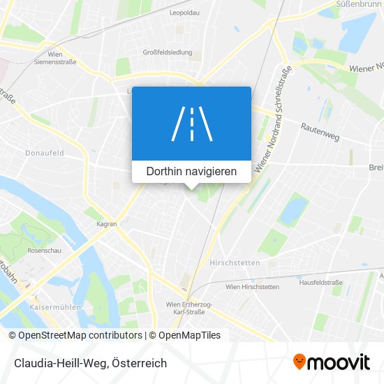 Claudia-Heill-Weg Karte
