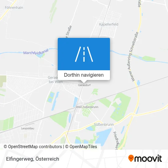 Elfingerweg Karte