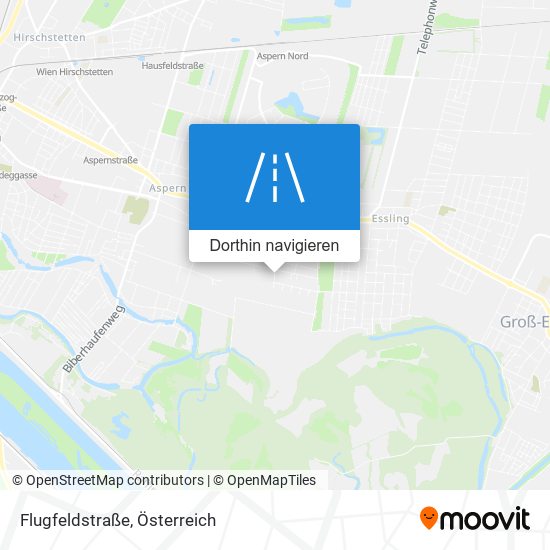 Flugfeldstraße Karte