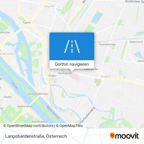 Langobardenstraße Karte