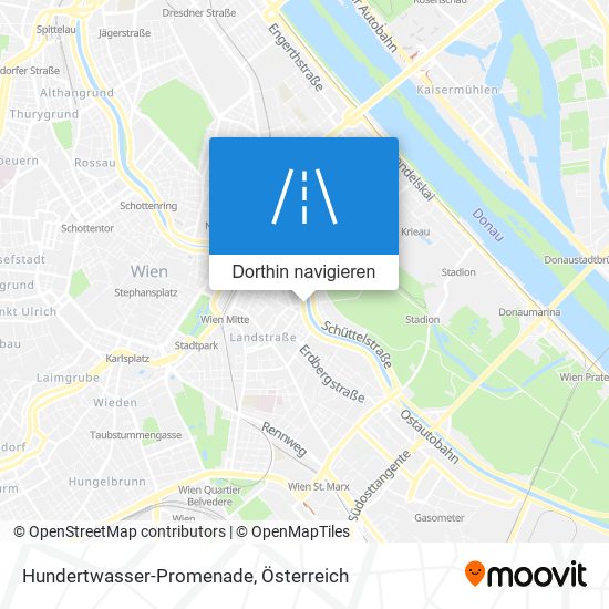 Hundertwasser-Promenade Karte