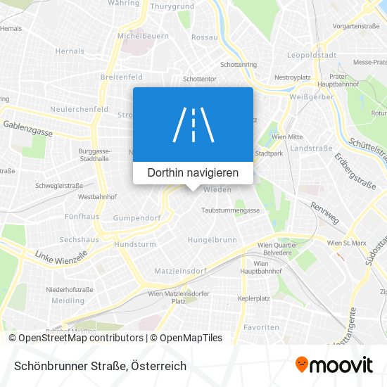 Schönbrunner Straße Karte