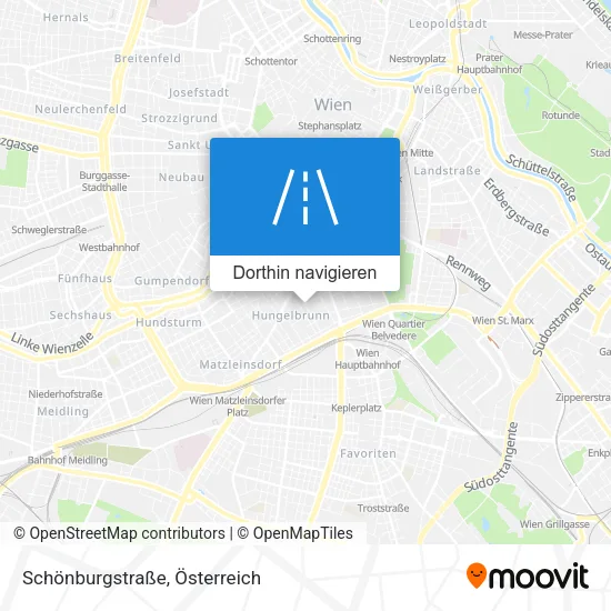 Schönburgstraße Karte