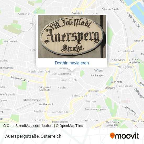 Auerspergstraße Karte