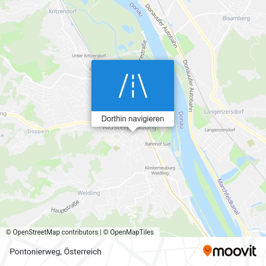 Pontonierweg Karte