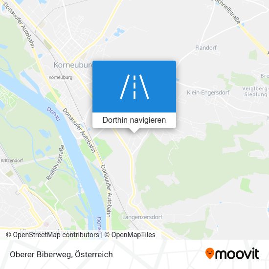 Oberer Biberweg Karte