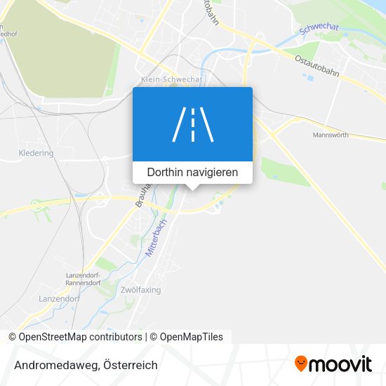 Andromedaweg Karte