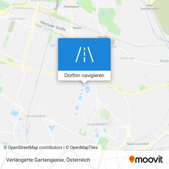Verlängerte Gartengasse Karte