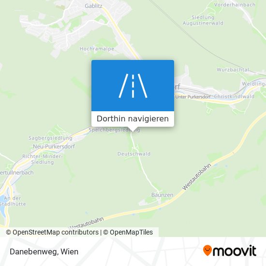 Danebenweg Karte