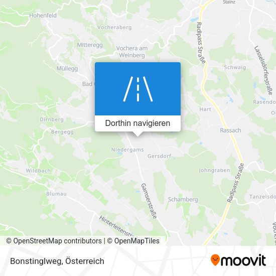 Bonstinglweg Karte