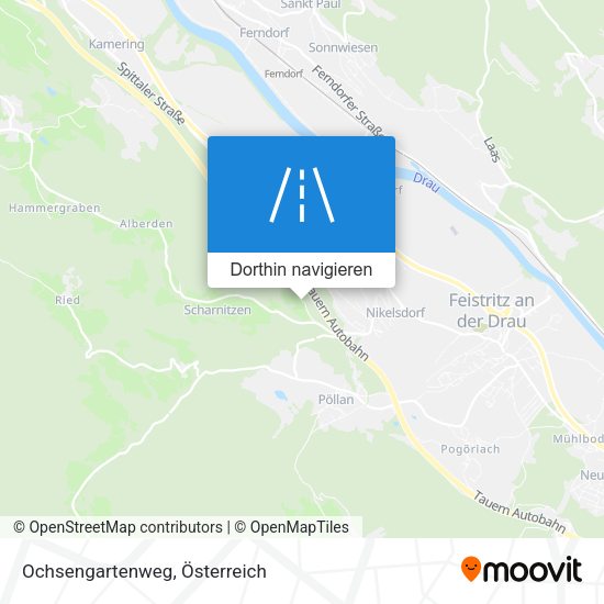 Ochsengartenweg Karte