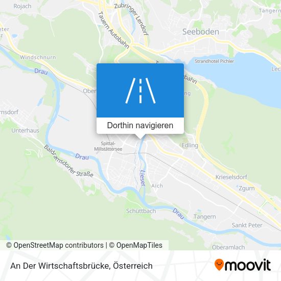 An Der Wirtschaftsbrücke Karte