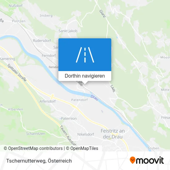 Tschernutterweg Karte