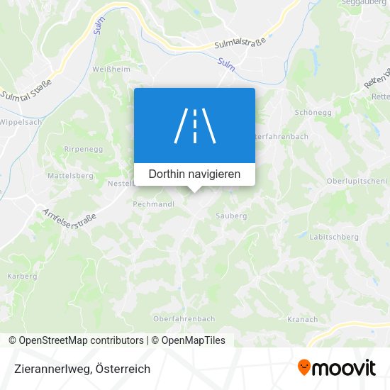 Zierannerlweg Karte