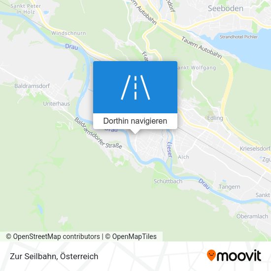 Zur Seilbahn Karte