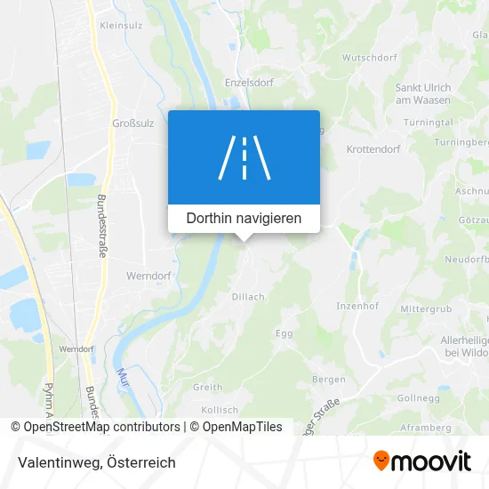 Valentinweg Karte