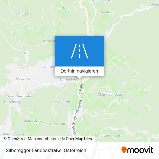 Silberegger Landesstraße Karte