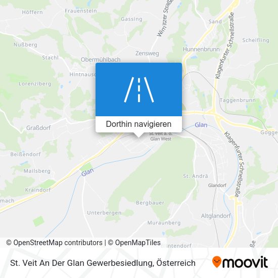 St. Veit An Der Glan Gewerbesiedlung Karte