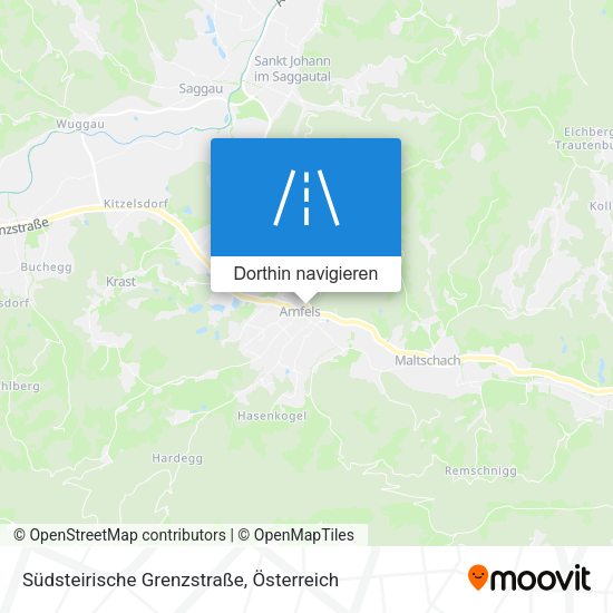 Südsteirische Grenzstraße Karte