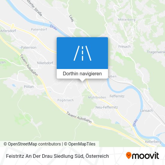 Feistritz An Der Drau Siedlung Süd Karte