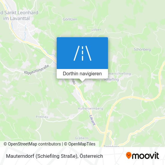 Mauterndorf (Schiefilng Straße) Karte