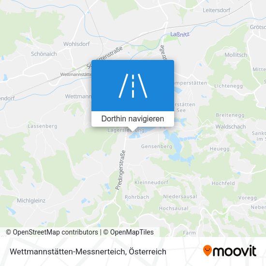 Wettmannstätten-Messnerteich Karte