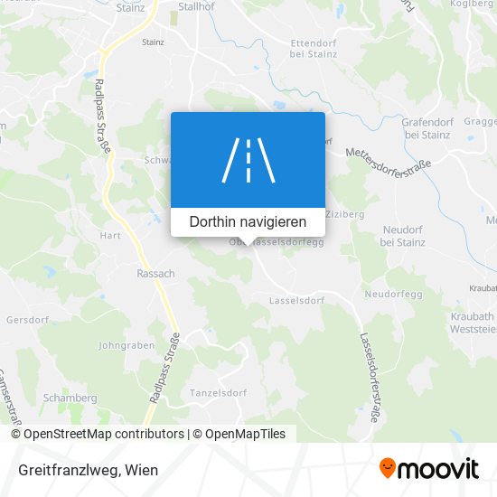 Greitfranzlweg Karte