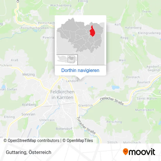 Guttaring Karte