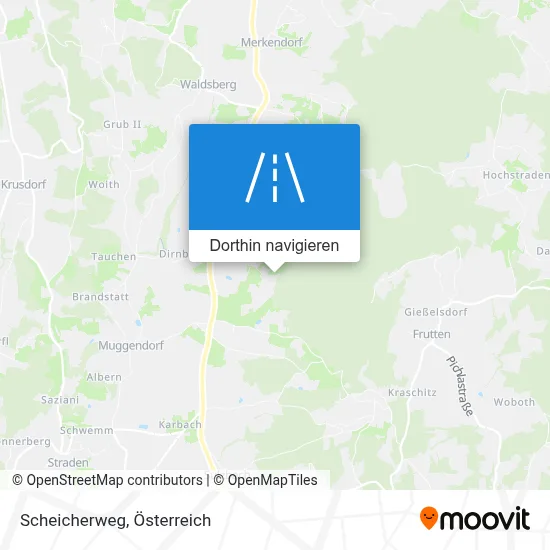Scheicherweg Karte