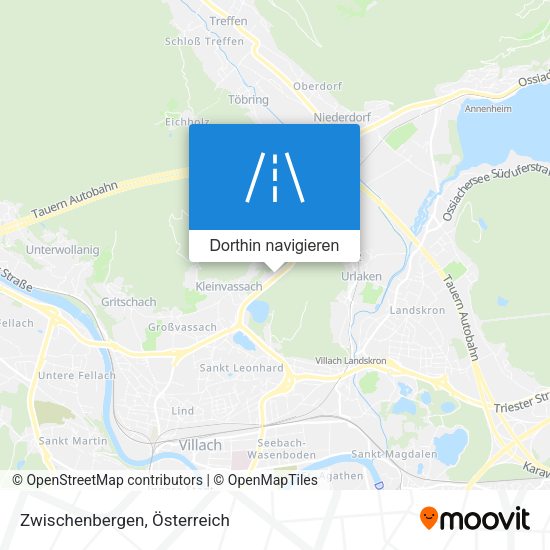 Zwischenbergen Karte