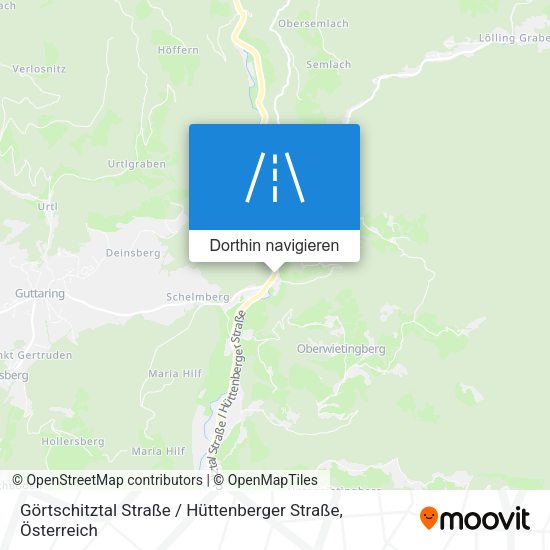 Görtschitztal Straße / Hüttenberger Straße Karte